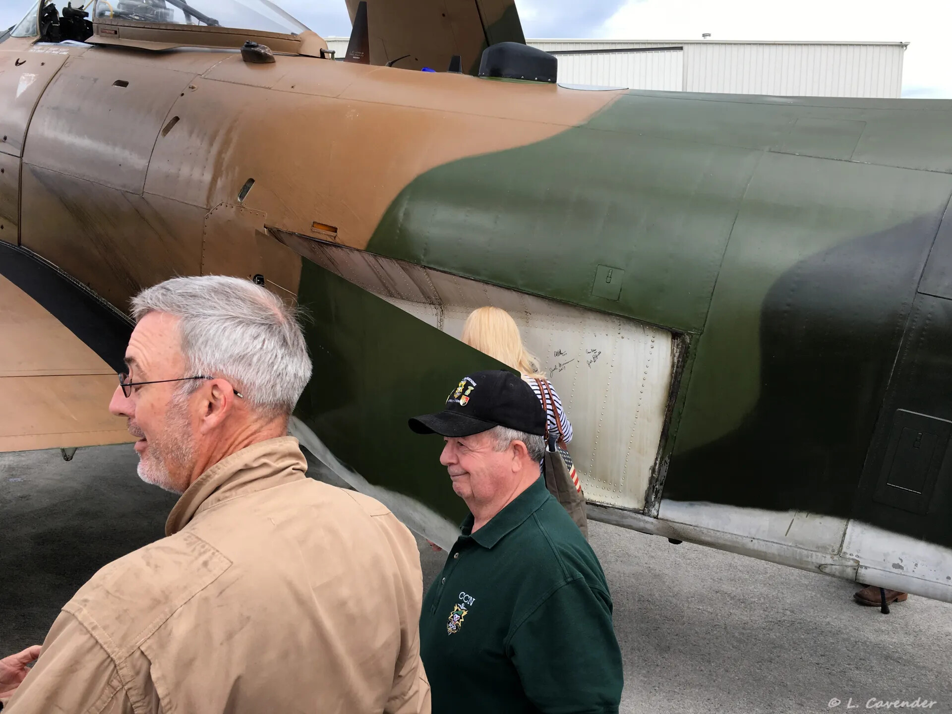 Restored A-1 Skyraider with Tribute-Signed Panel and MACV-SOG (CCN) Veteran Attendee
