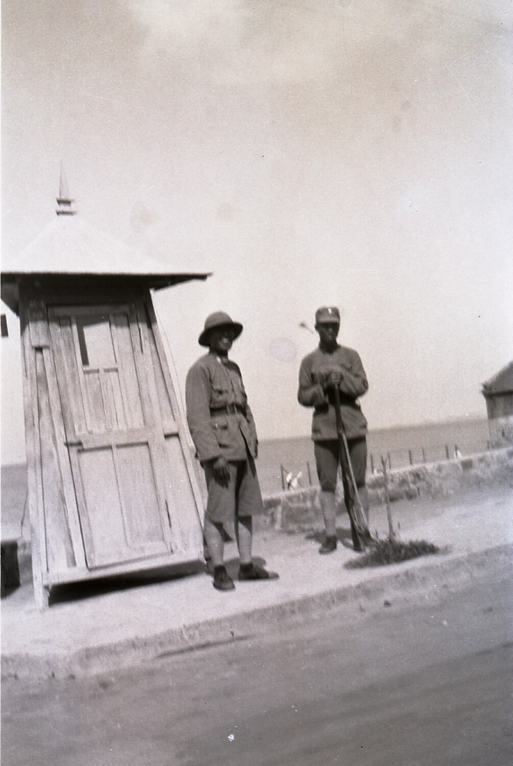 Chinese Nationalist Army Sentries at Coastal Guard Post, Late 1930s