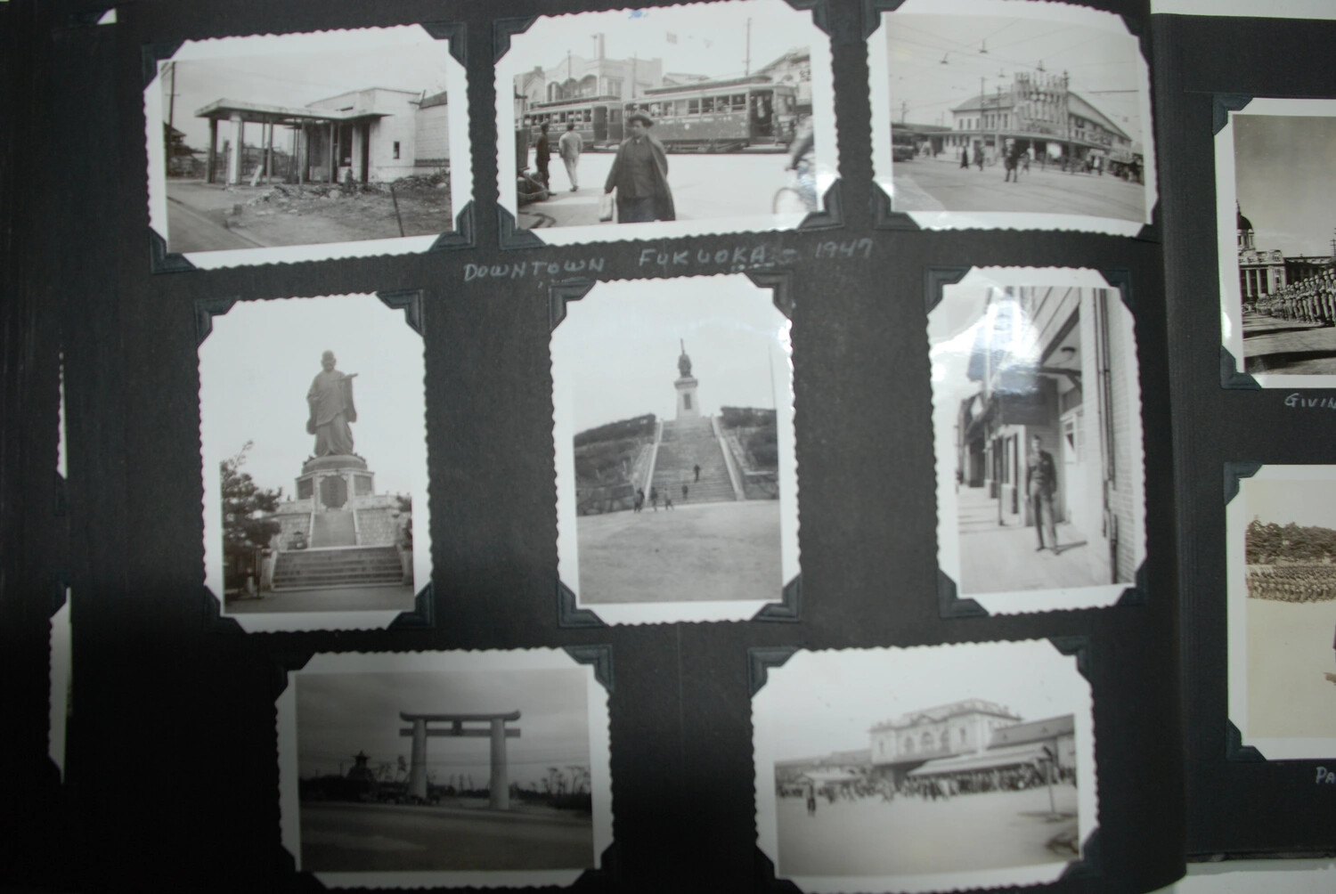Album Page: Downtown Fukuoka, Japan, 1947
