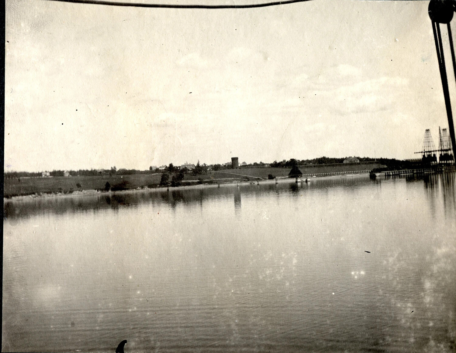 The Beach at East LeMoyne, Maine (USS Columbia Album, c. 1900s)