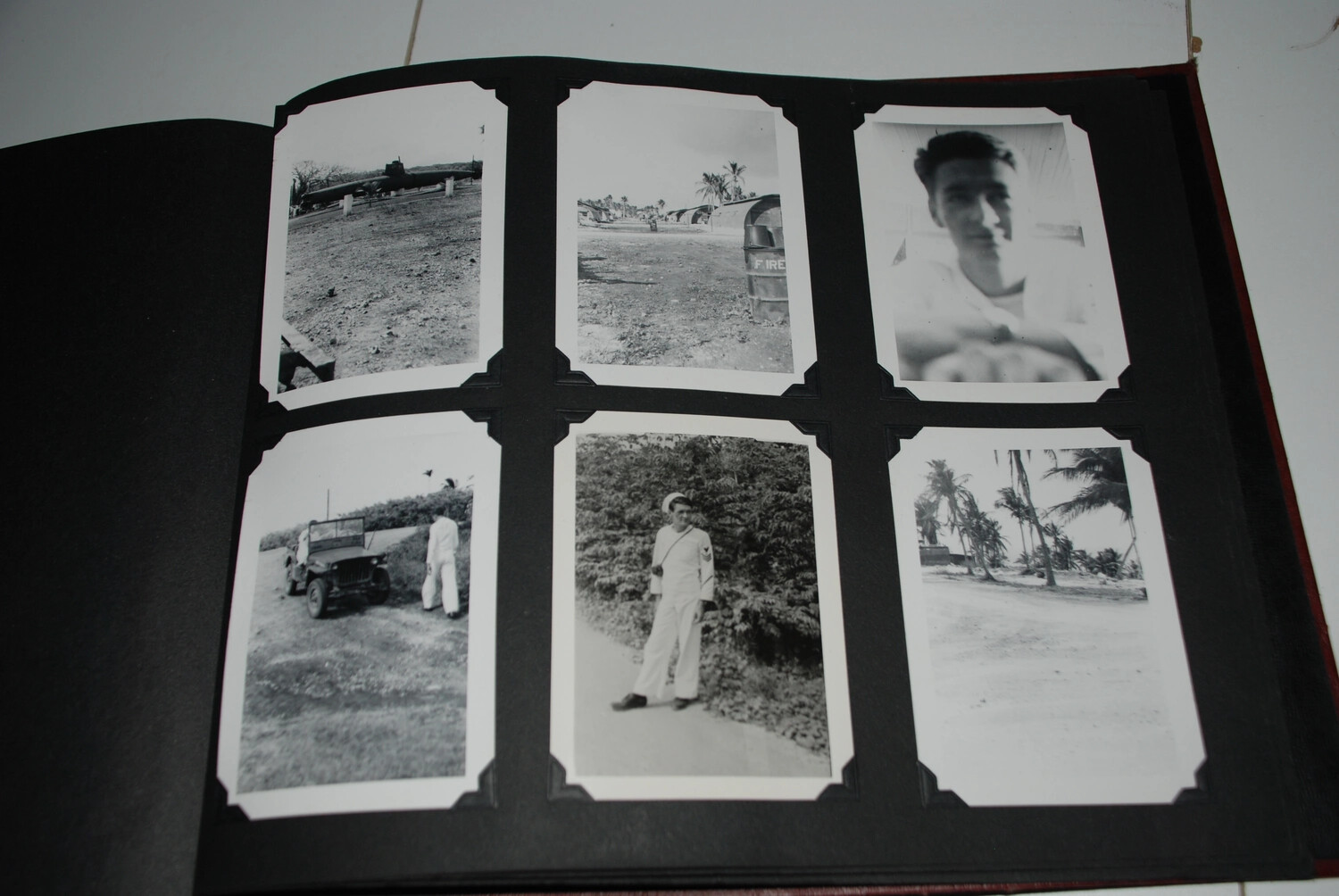 Photo Album Page, Naval Air Transport Squadron VR-6, Agana, Guam