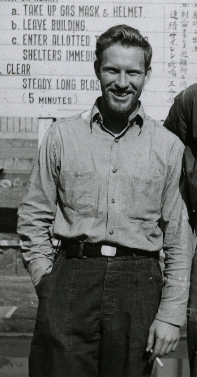Portrait of Serviceman 'Stapleton' at US Base, Occupied Japan, Pre/Early Korean War Era