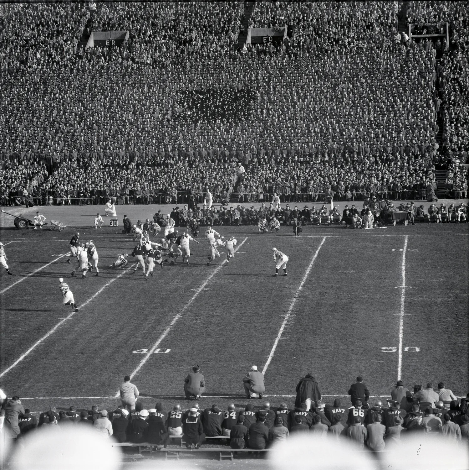 The Army-Navy Game: Midshipmen Brigade Fills the Stands