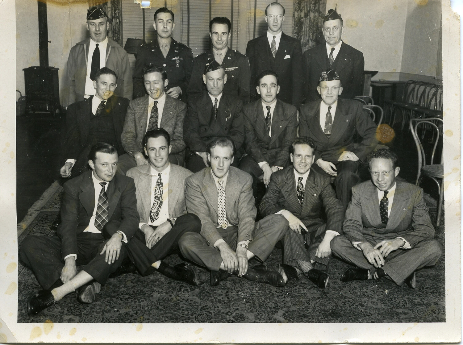 7th Infantry Division WWI Veterans Reunion Group Portrait