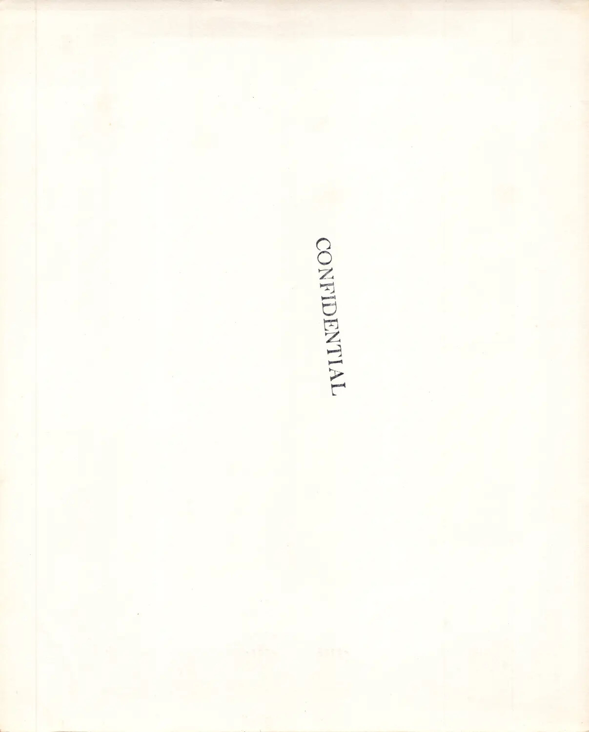 Verso of Official U.S. Navy Photograph Stamped Confidential (No Caption Data)