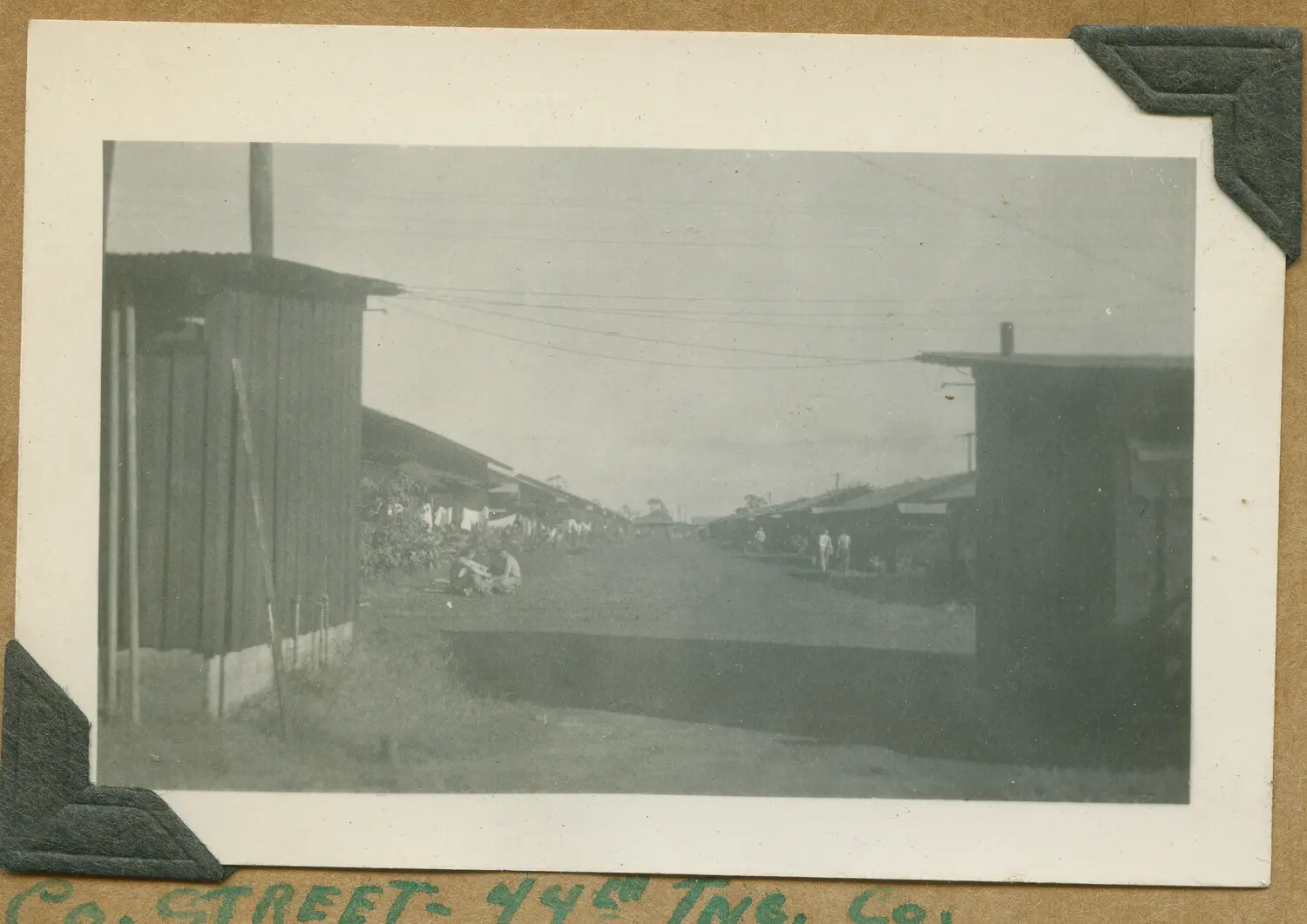 Company Street, 44th Training Company — WWII Military Training Camp