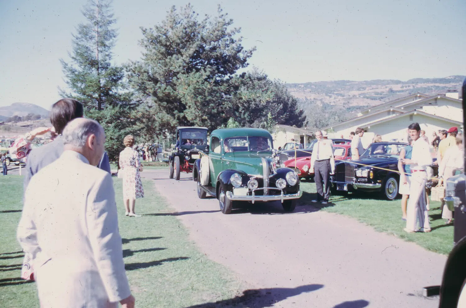 Classic Car Show/Rally — Non-Military Slide Filed in Vietnam 1968 Tet Collection