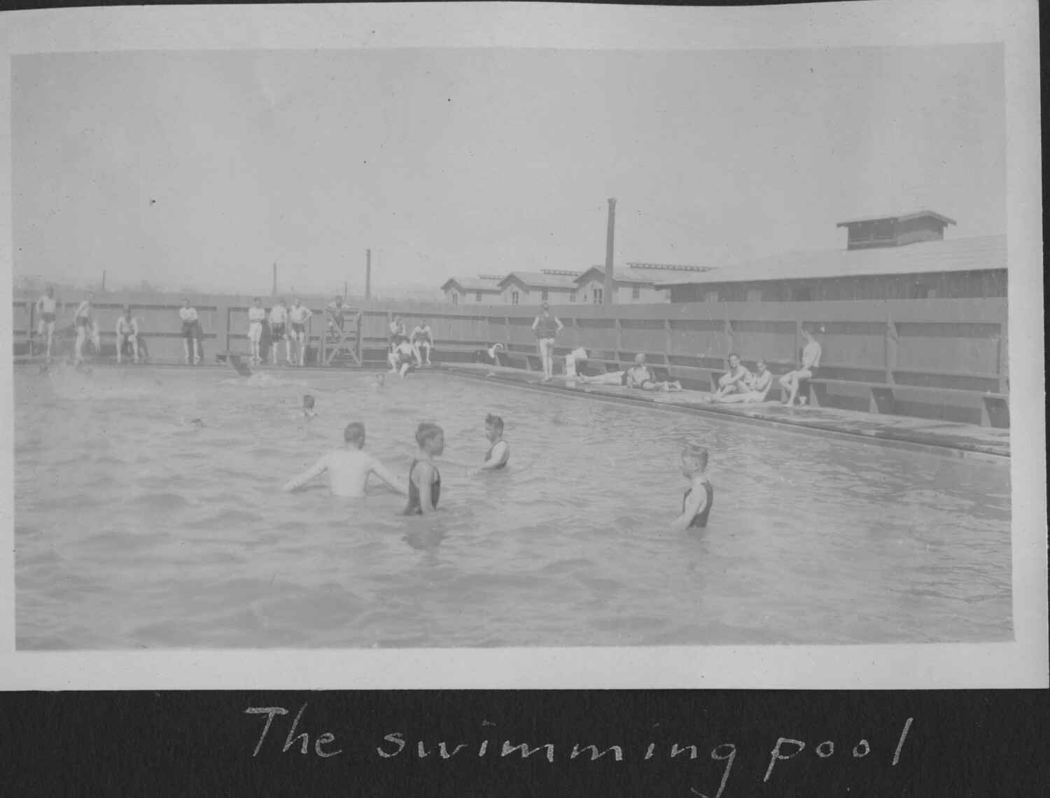 Sailors at the Swimming Pool, Mare Island Naval Shipyard, 1917
