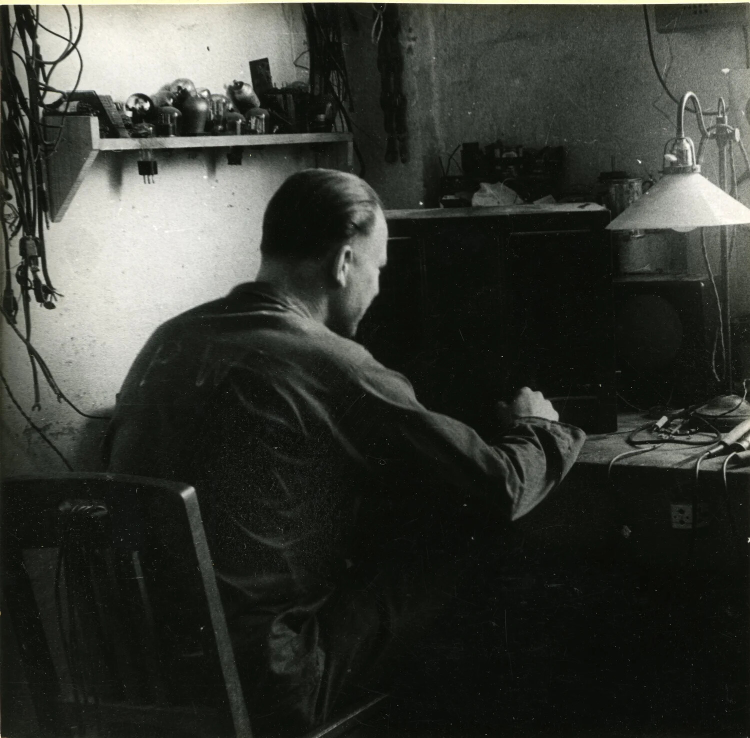 Radio Repair Bench, Ludwigsburg Quartermaster Depot (Alternate Print)