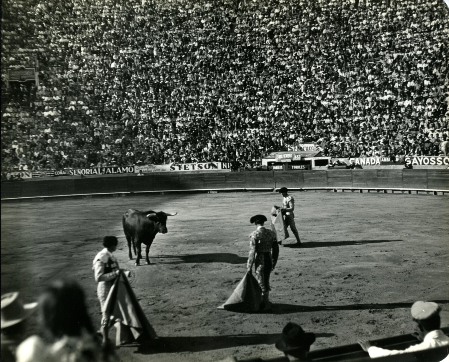 Bullfight at a Mexican Bullring, 1949 — General Jonathan Wainwright Photo Album
