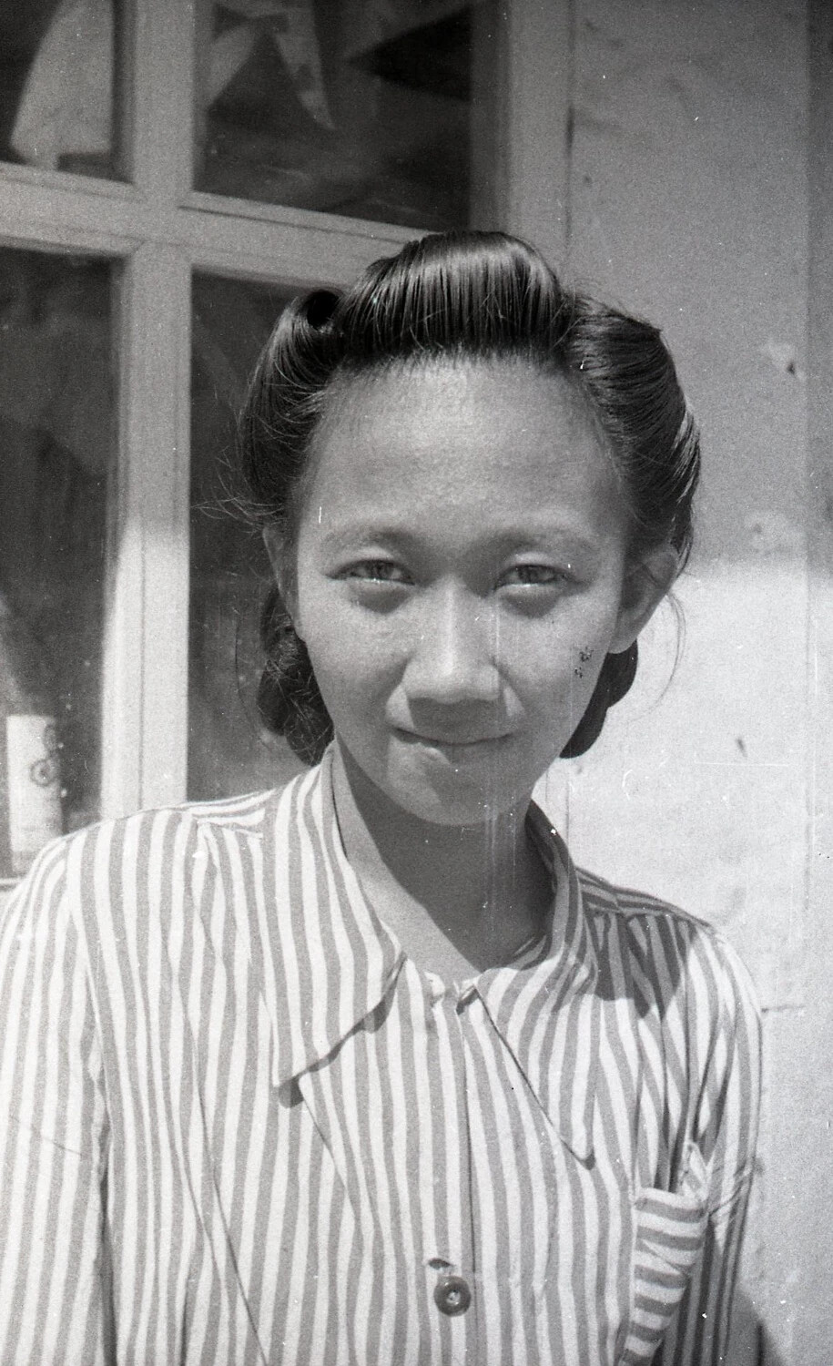 Portrait of a Young Filipino Woman, Luzon, Philippines, World War II