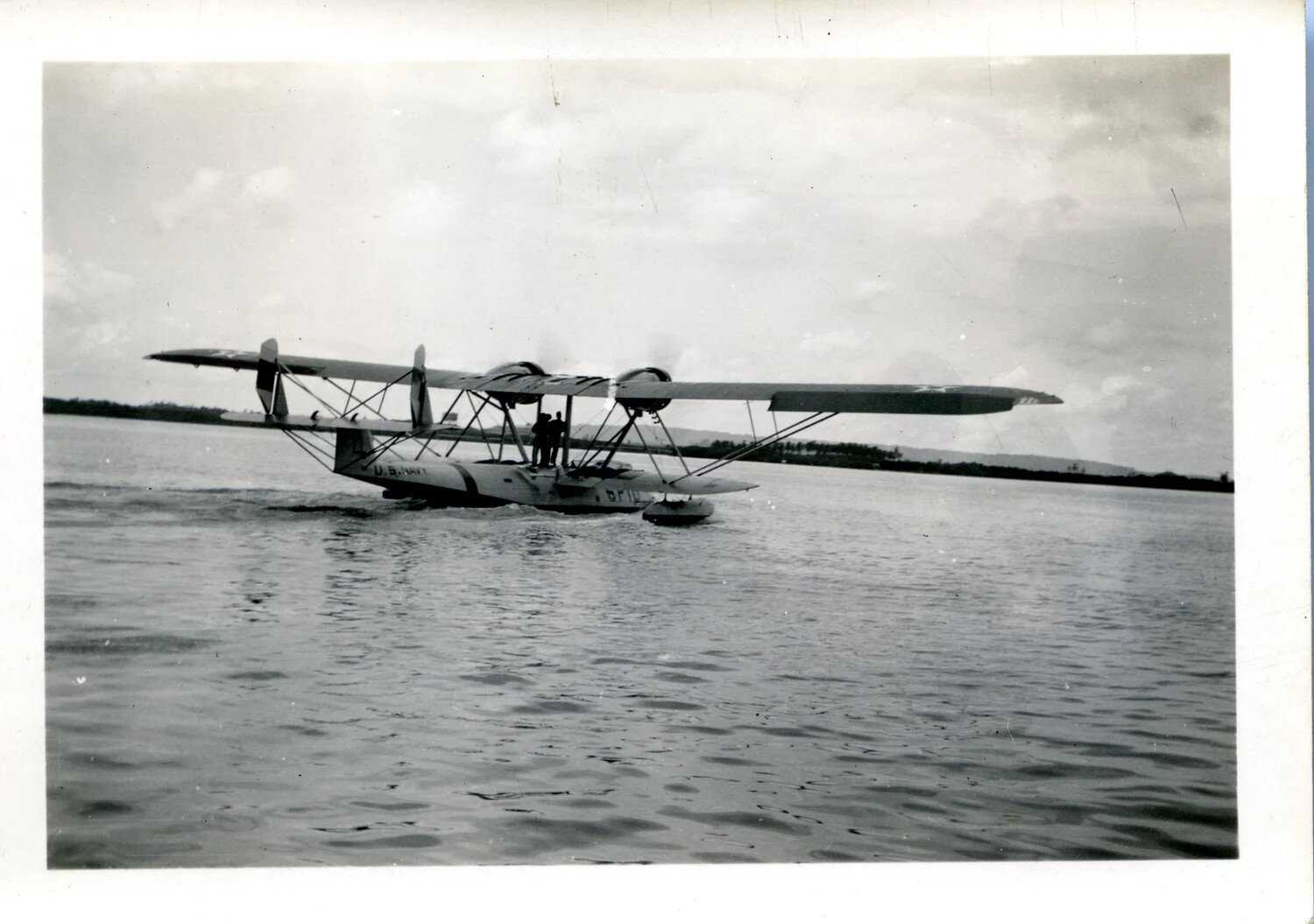 Martin PM-1 Patrol Flying Boat at Anchor, Panama Canal Zone