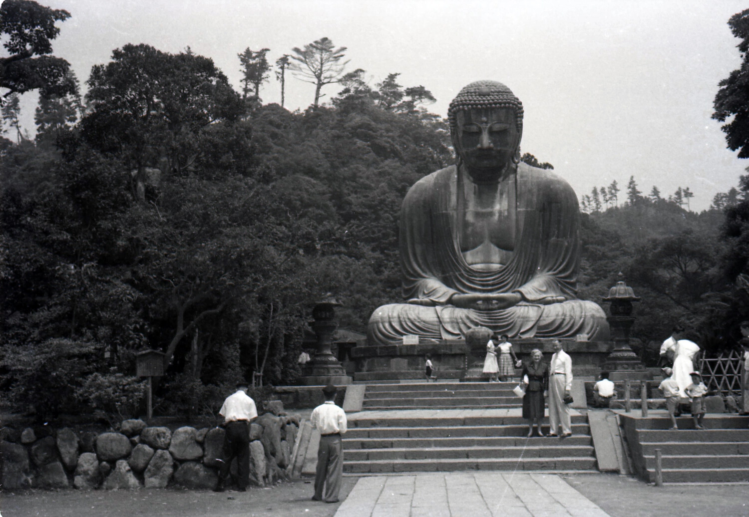 The Great Buddha of Kamakura, Japan, 1953