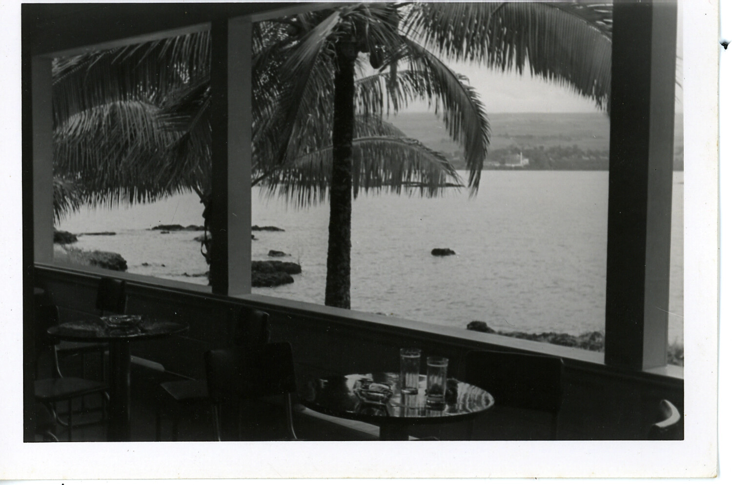 View from a Waterfront Lanai or Restaurant Patio, Hawaii