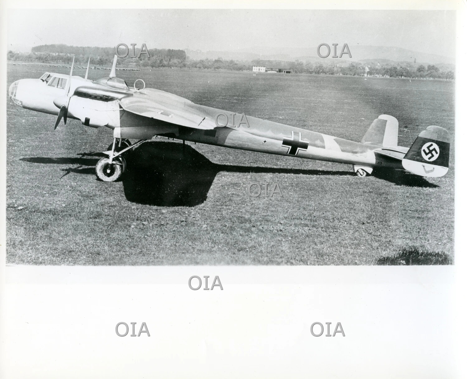 Blohm & Voss Bv 141 Asymmetric Reconnaissance Aircraft, Captured German Type, Ground View