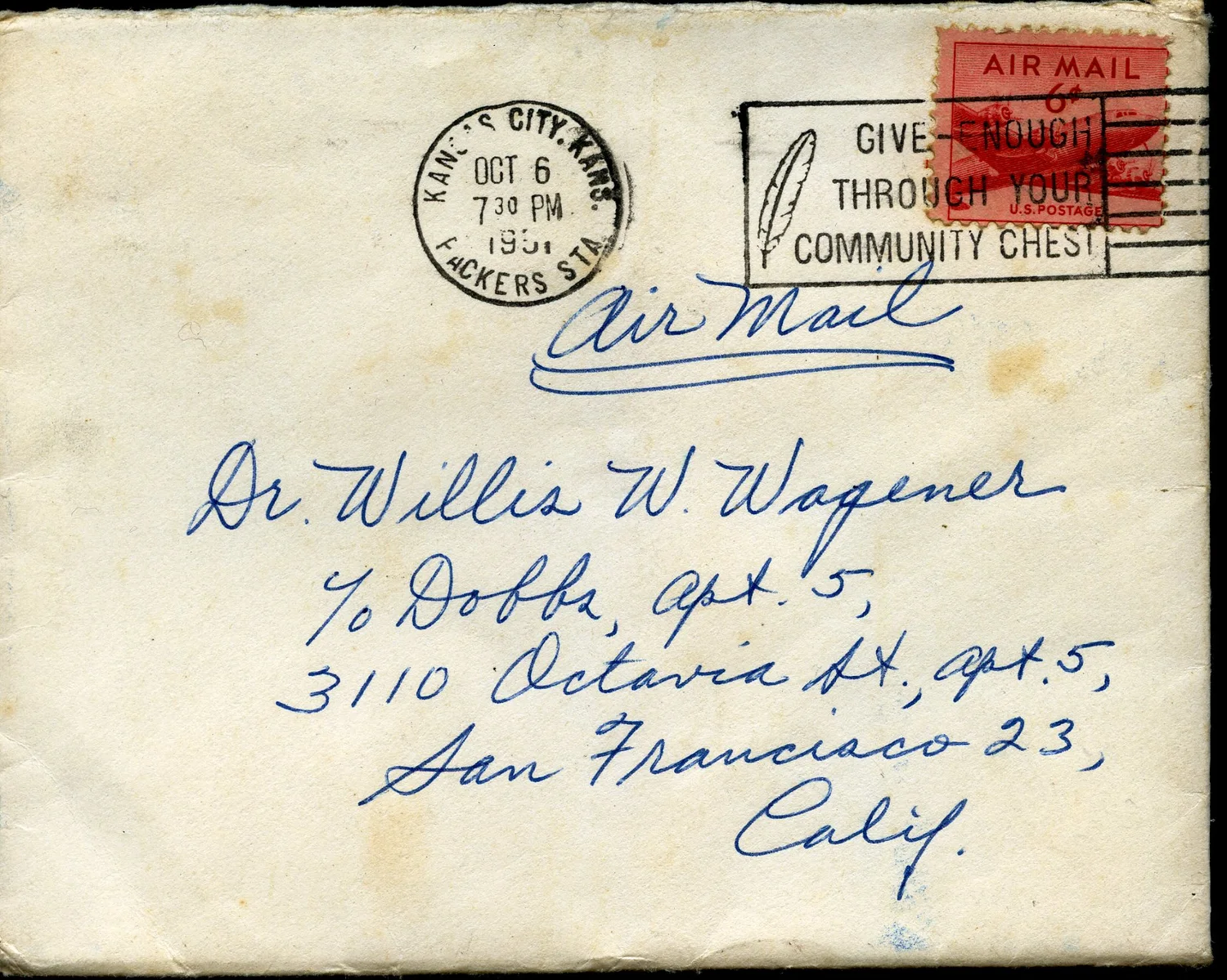LETTERS FROM MISC