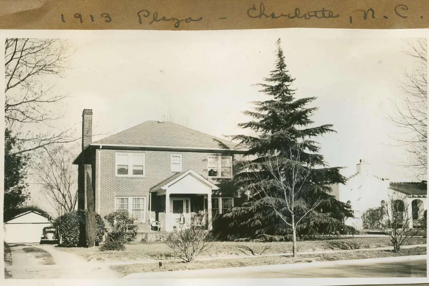 Residence at 1913 Plaza, Charlotte, North Carolina, c. early-to-mid 1930s