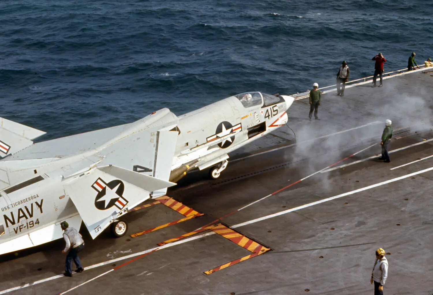 F-8 Crusader Nose Detail with VF-194 Markings, USS Ticonderoga