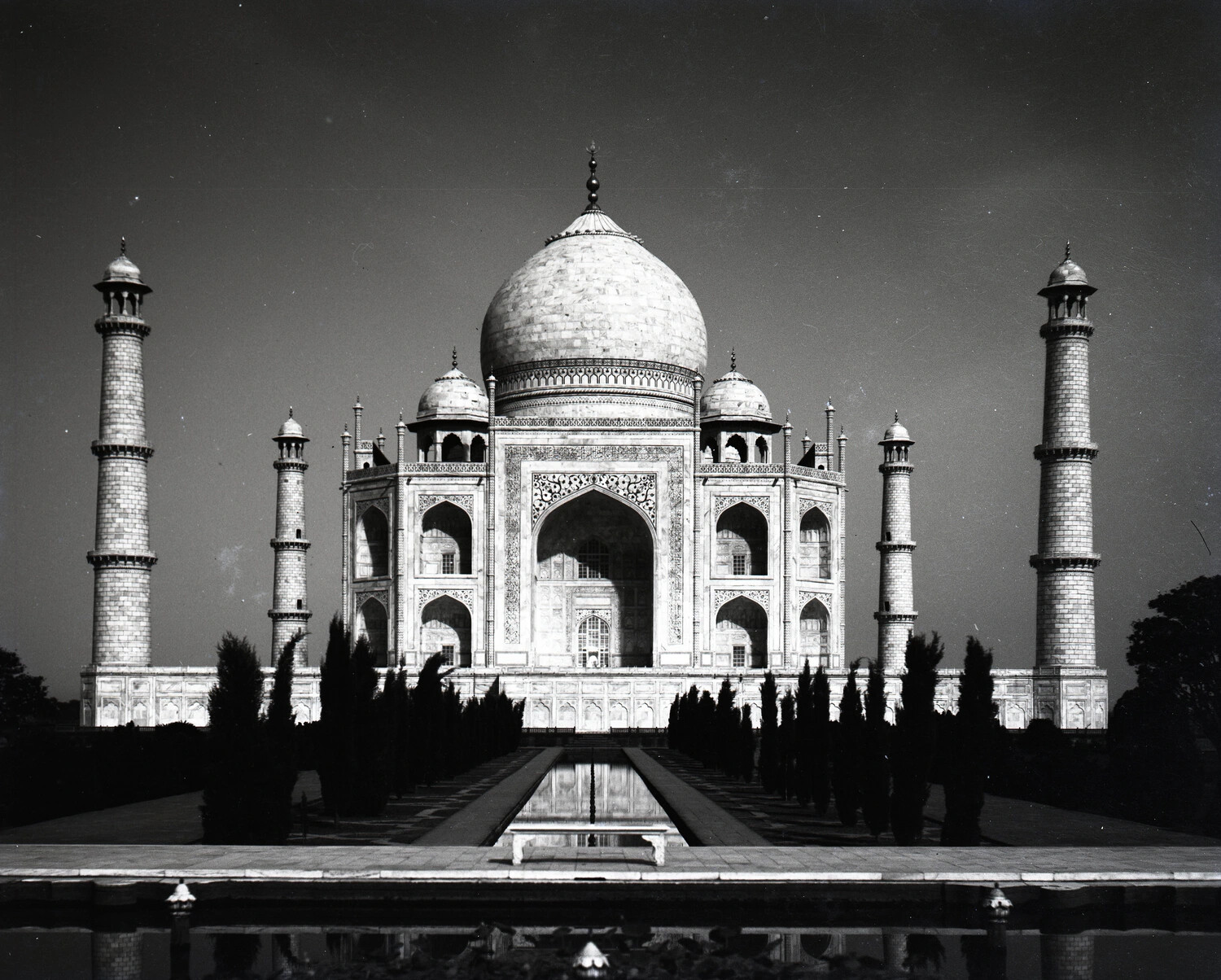 The Taj Mahal, Agra, India, Photographed by a CBI Theater Serviceman, 1944-45