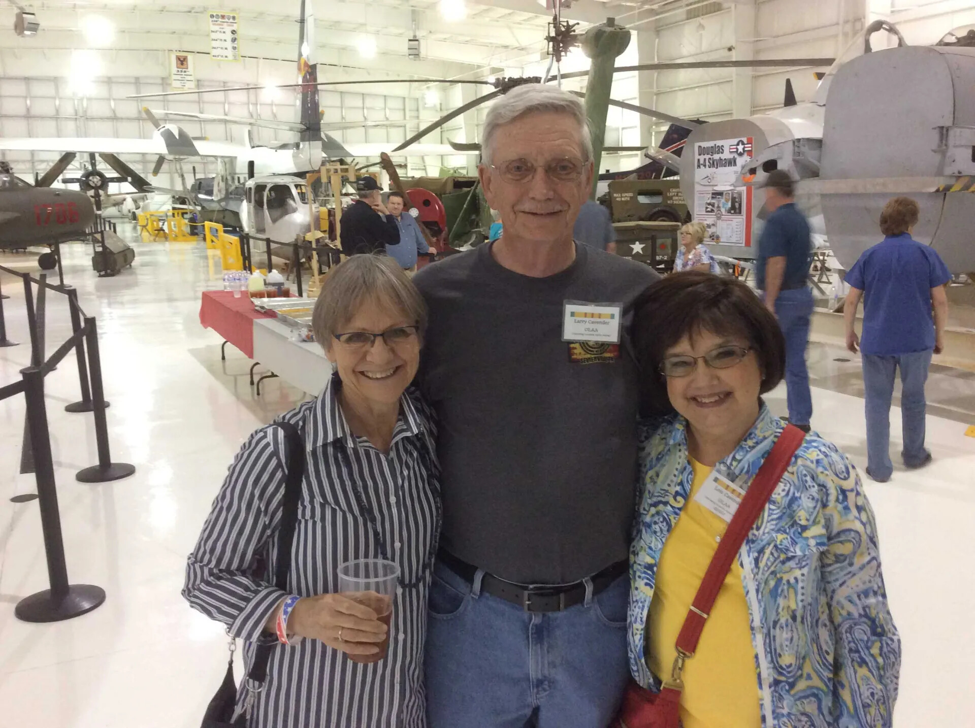 Group Portrait at Aviation Museum Reception, Tailwind Day Reunion Event