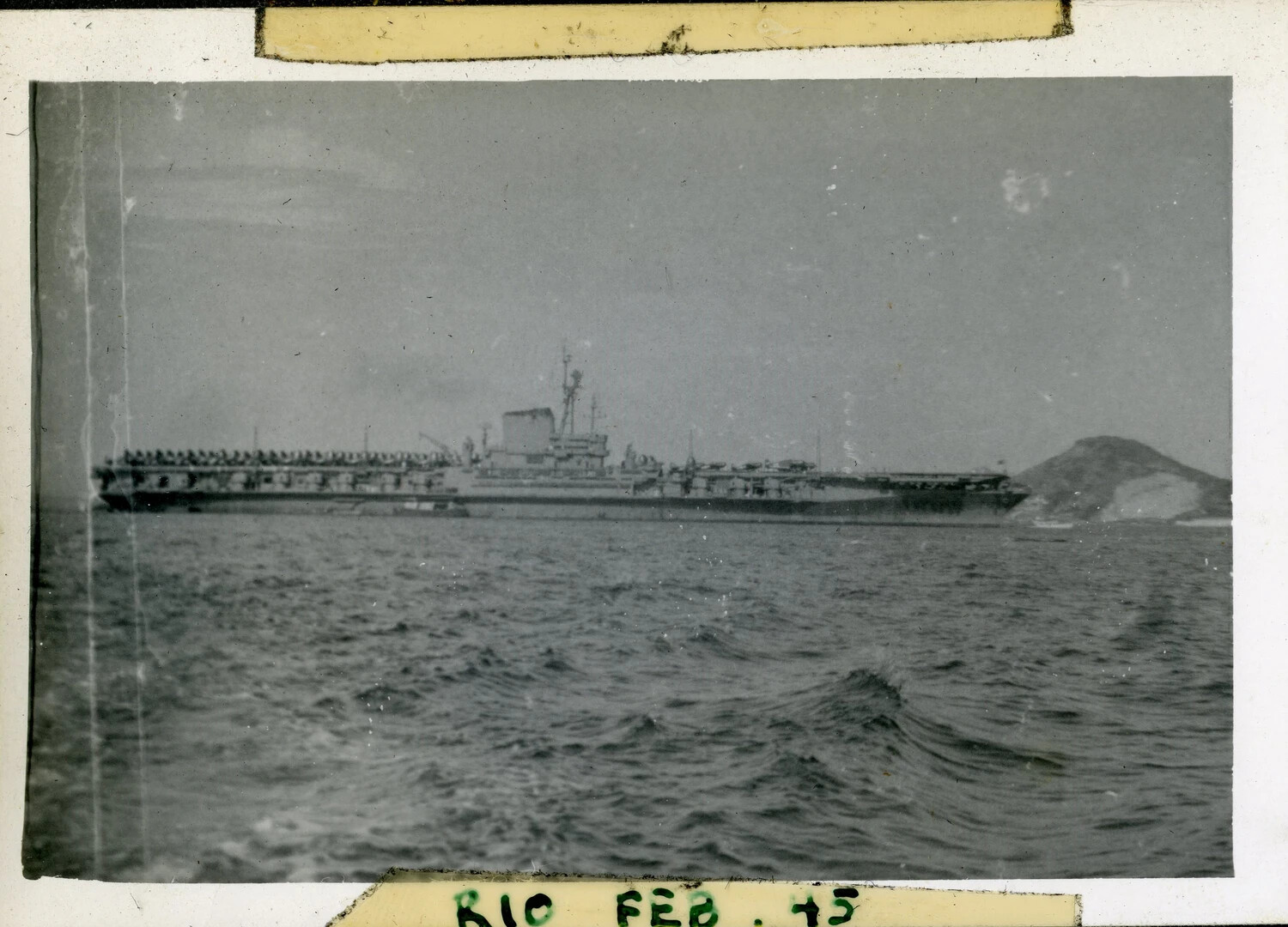 USS Franklin D. Roosevelt (CVB-42) at Rio de Janeiro, February 1946