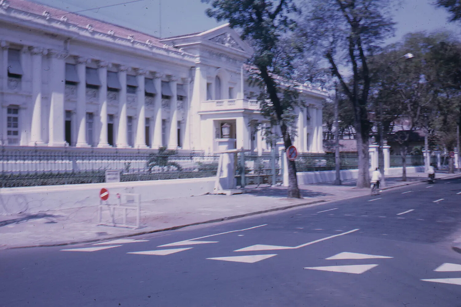 French Colonial Government Building, Saigon, South Vietnam, 1968 Tet Offensive Era
