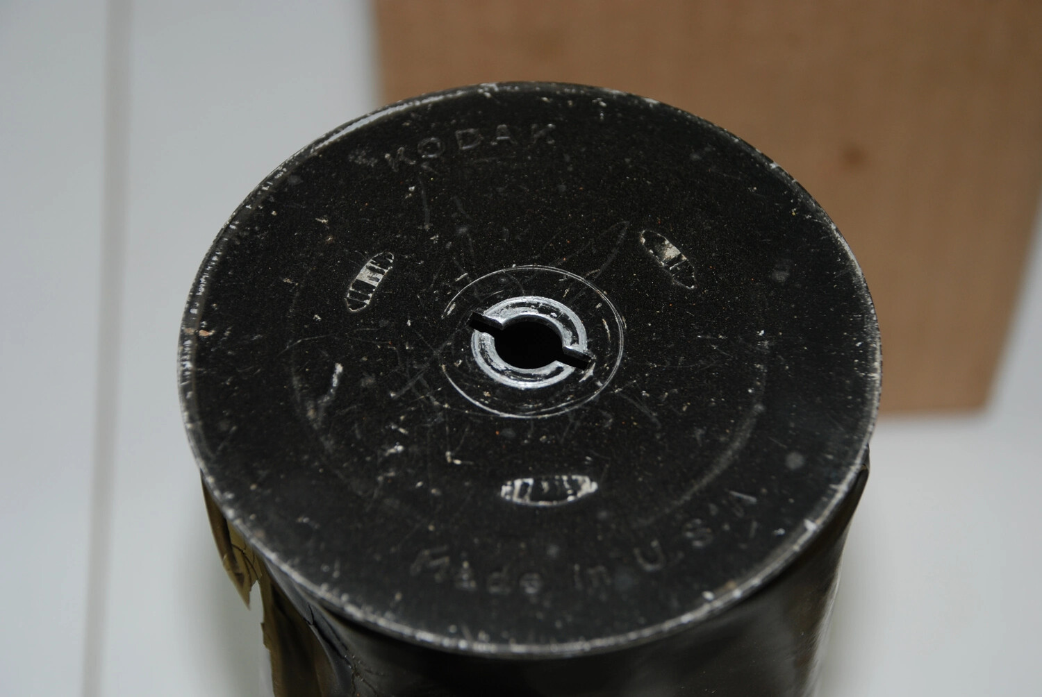 Kodak Film Storage Can Lid, WWII Kotec China Burma Collection Artifact