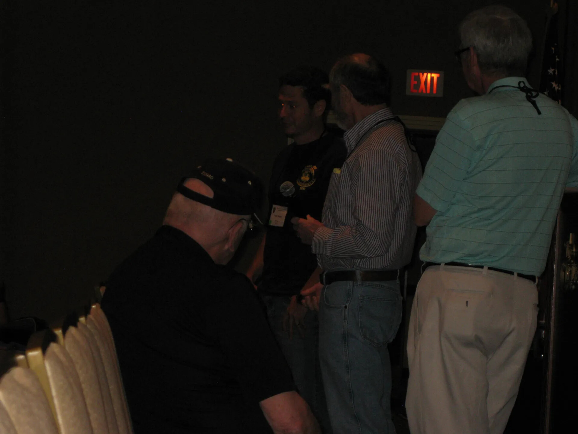 Attendees and Audio-Visual Crew at the Front of the Meeting Room, Special Operations Association Reunion XXXVII, Las Vegas, 2013