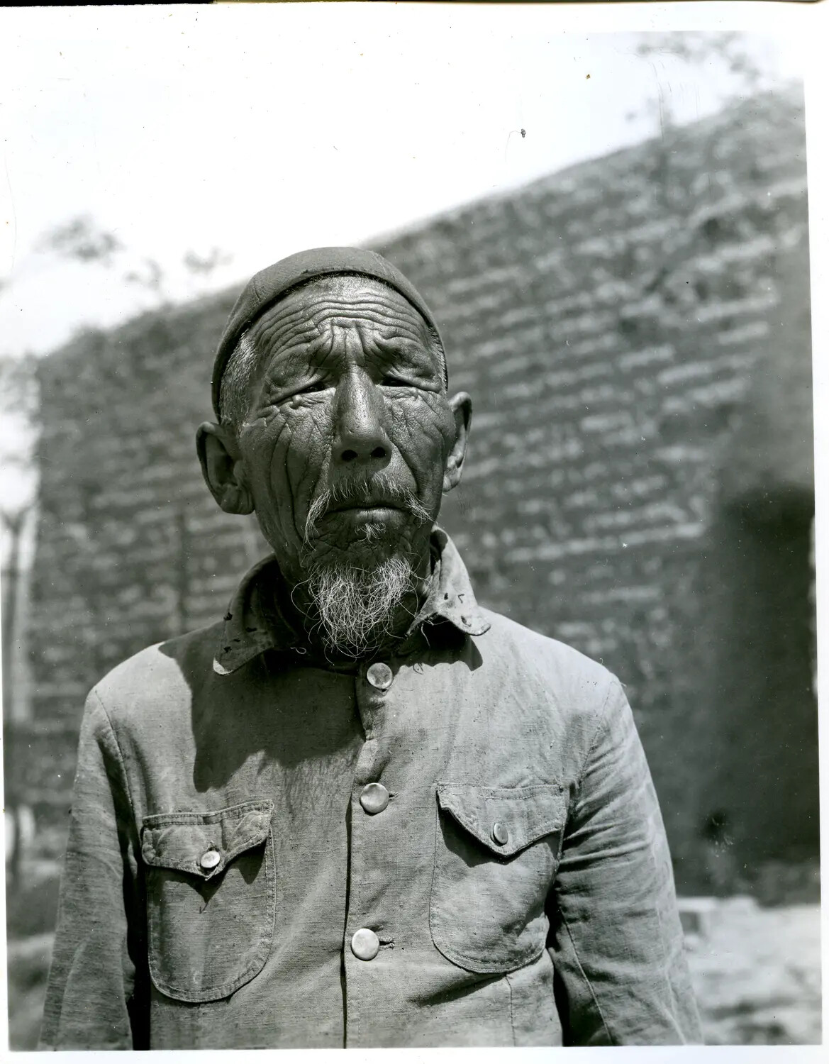 Portrait of an Elderly Man, China-Burma Theater, WWII Era