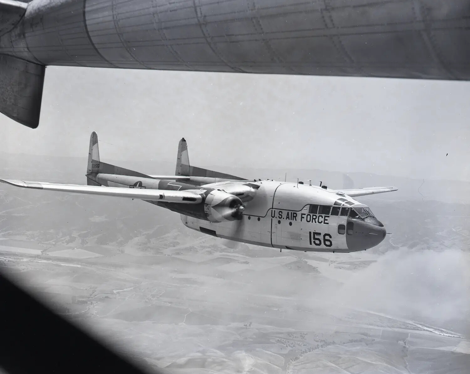 Fairchild C-119 "Flying Boxcar" in Flight