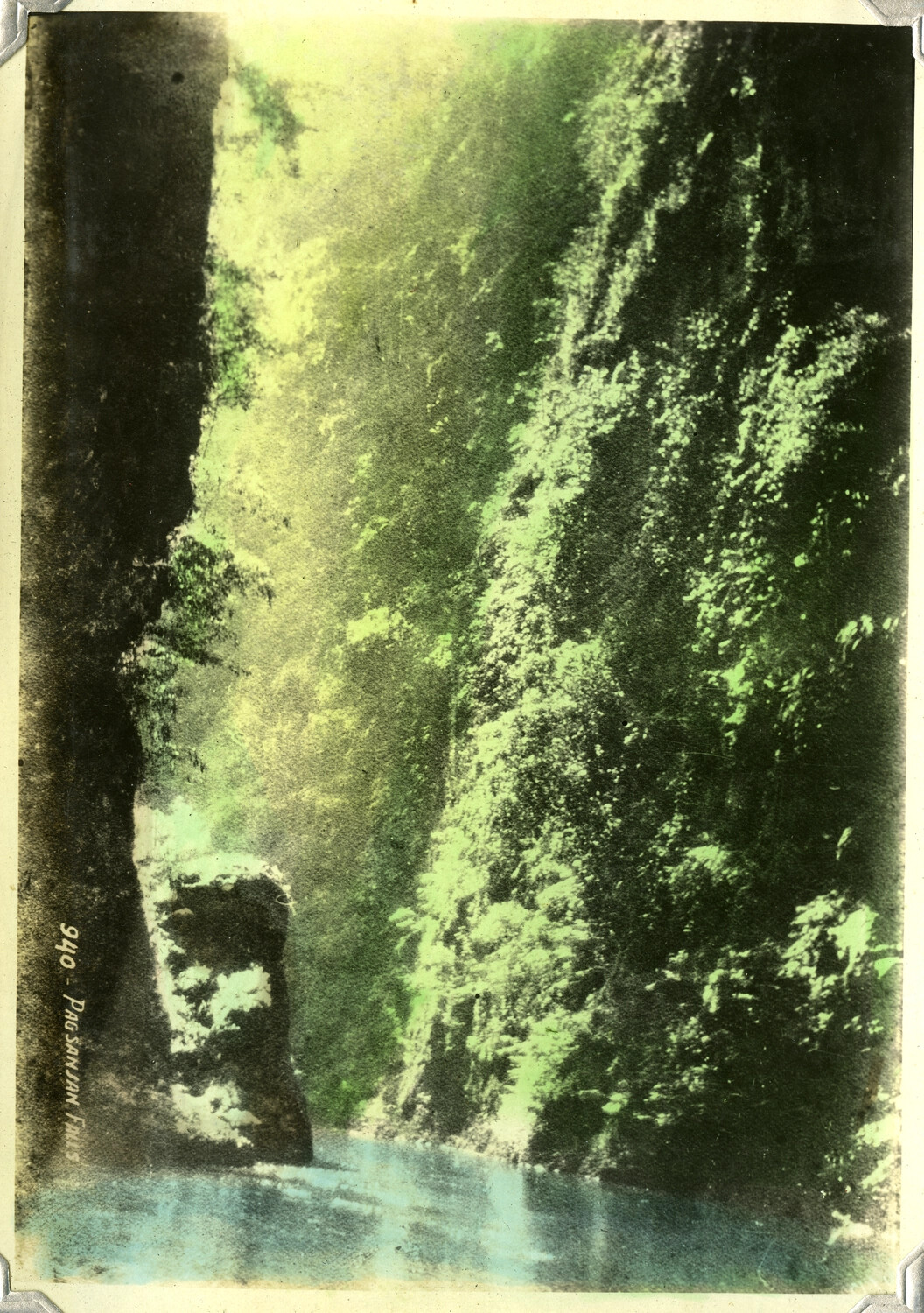 The Gorge at Pagsanjan Falls, Laguna Province, Luzon, Philippines (Studio Photograph No. 940)