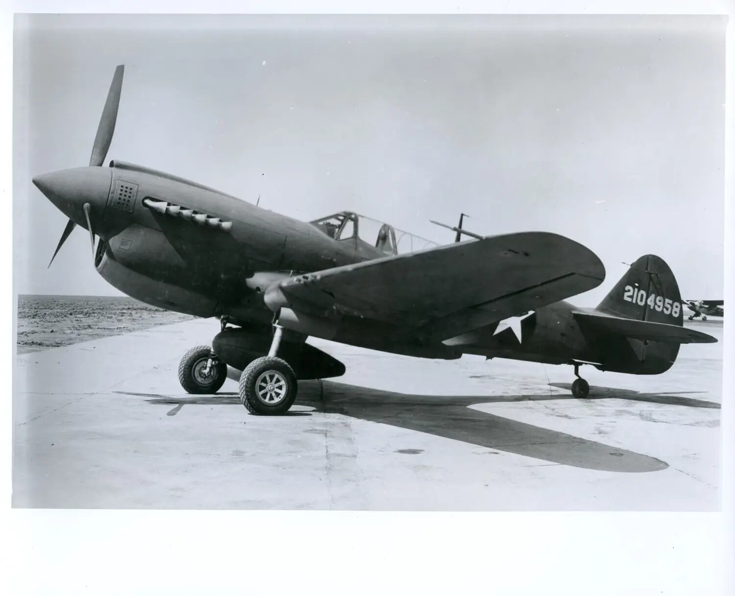 Bell P-39 Airacobra Fighter Aircraft, U.S. Army Air Forces, Serial 2104958