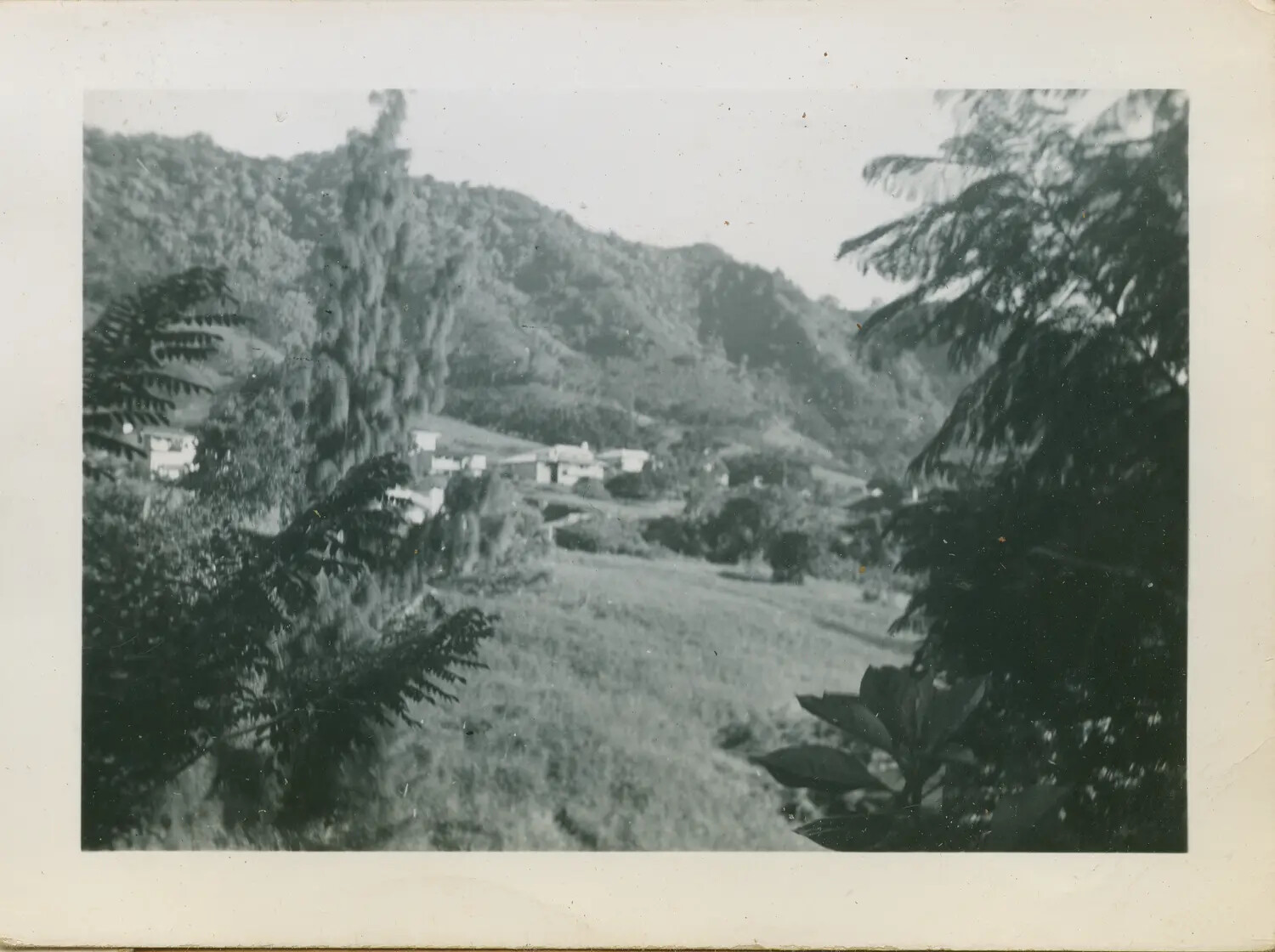 Rural Valley and Village Overlook, Oahu, Hawaii Territory, WWII Era