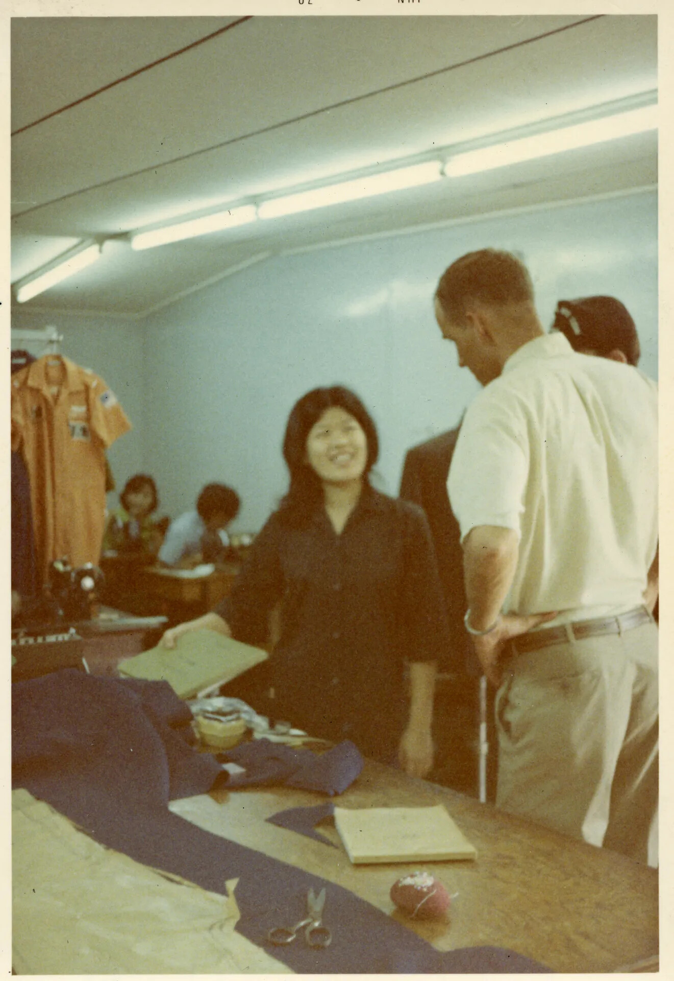 Tailor Shop Making Custom 'Party Suits' for USAF Personnel, NKP Royal Thai Air Force Base, Vietnam War Era
