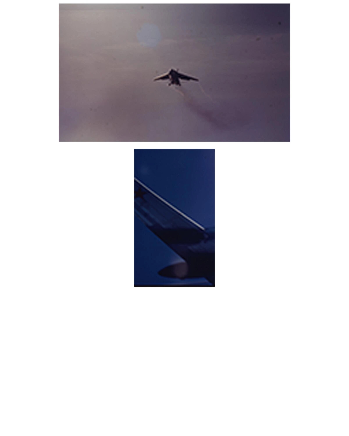 Head-On View of Soviet Jet Aircraft and Wingtip Star Insignia, USS Ticonderoga Collection