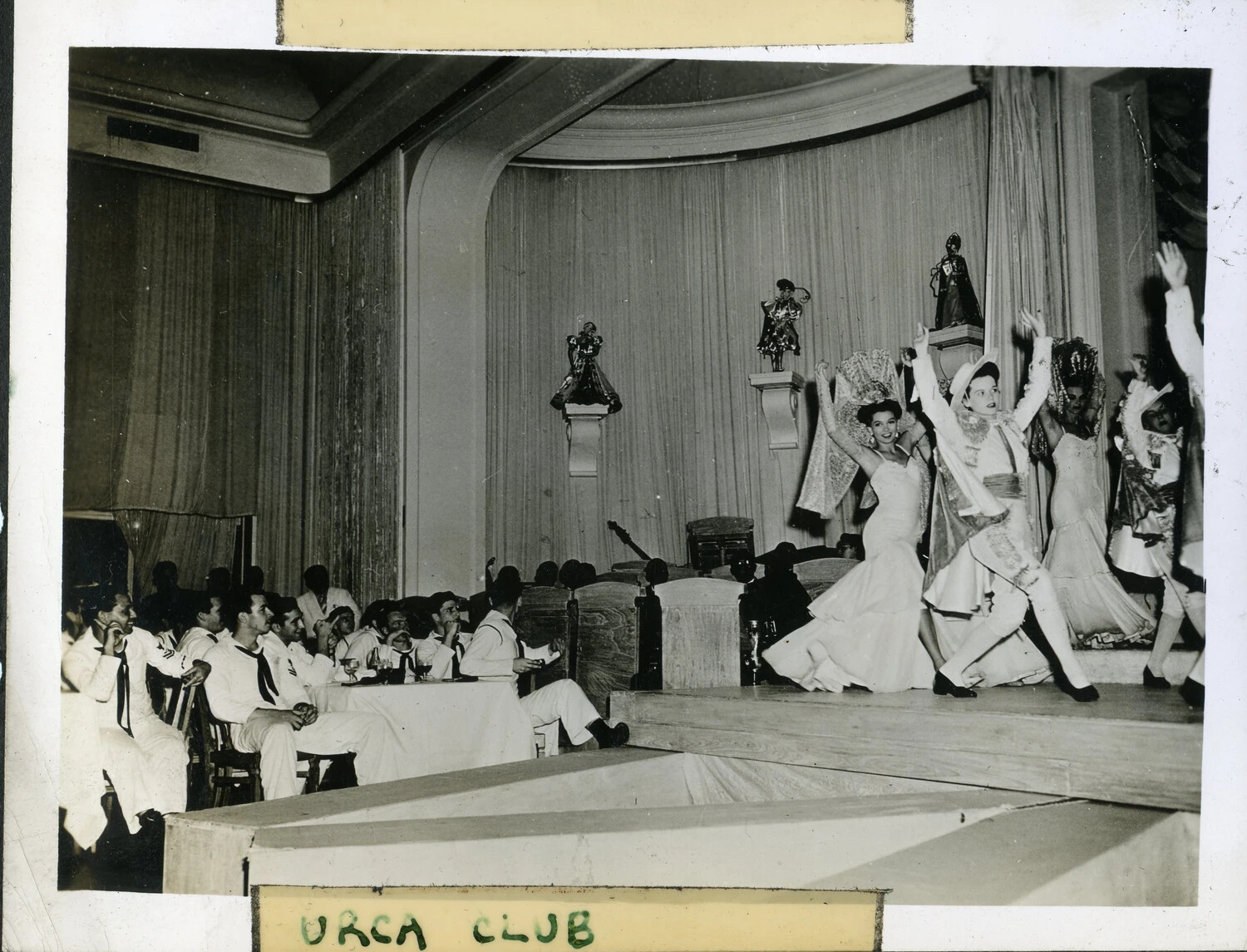 U.S. Navy Sailors on Liberty at the Urca Club, Rio de Janeiro