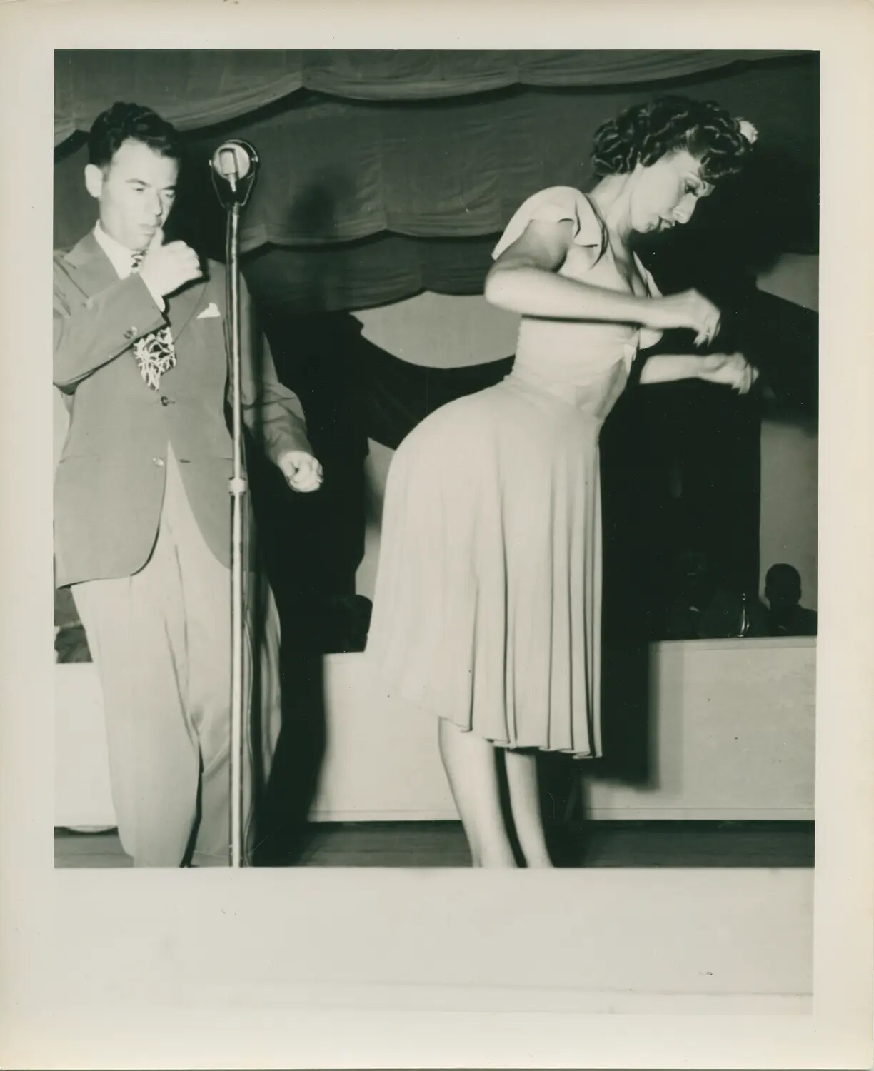 USO-Style Stage Performance, USS Petrof Bay (CVE-80) Collection, WWII