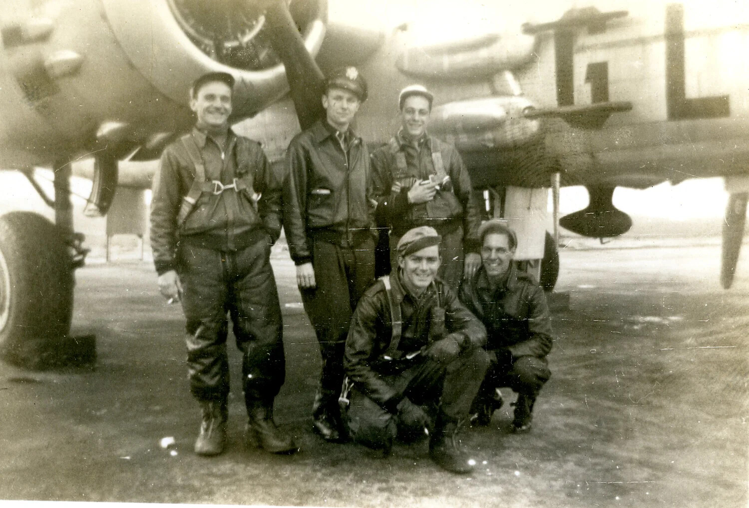 B-25 Mitchell Aircrew Portrait, 345th Bombardment Group, Pacific Theater