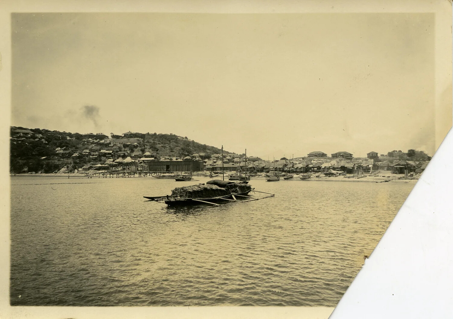Bottomside Waterfront Village, Corregidor Island, Philippines, 1923