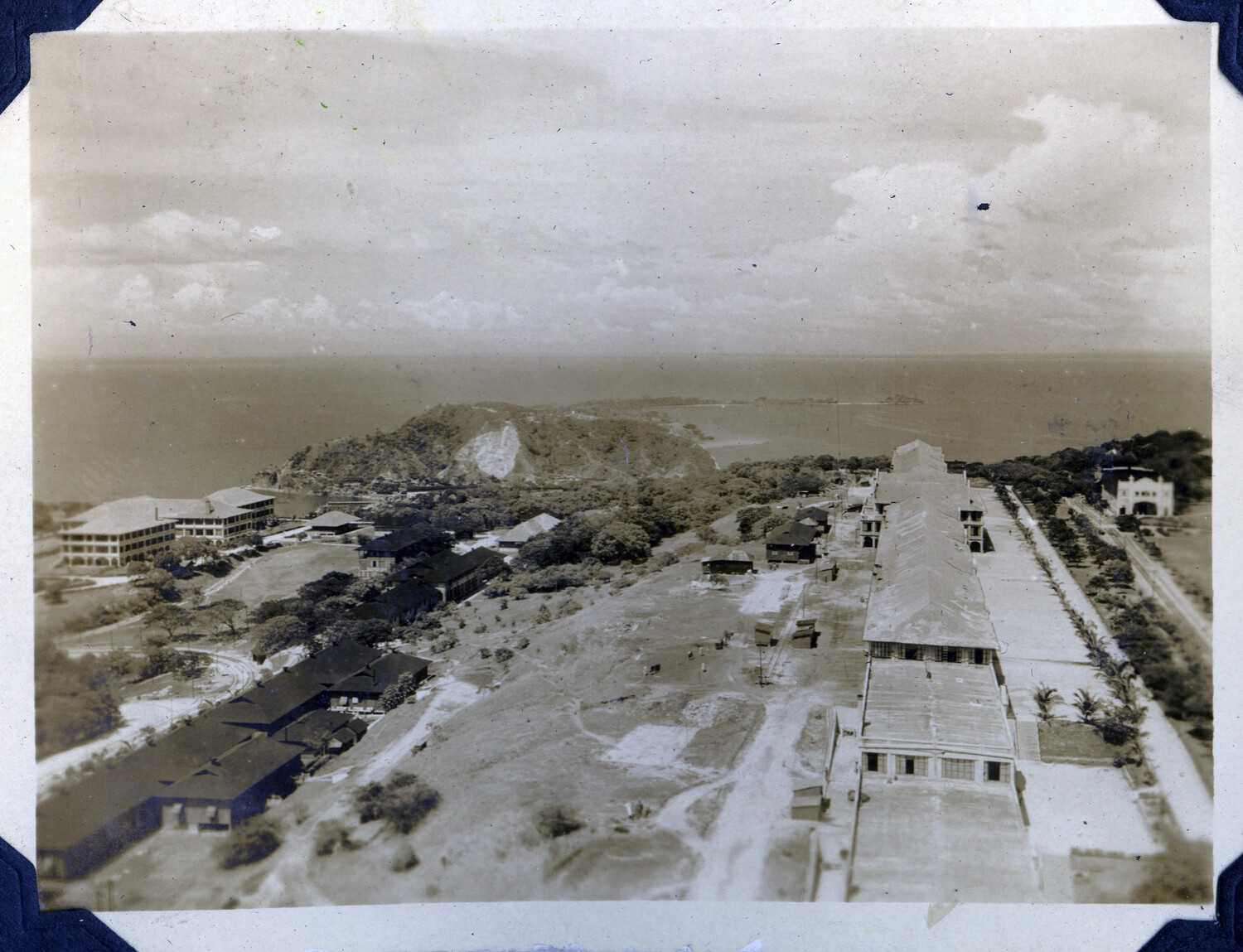 Elevated View of Coastal Military Installation, Philippines, c. 1920s-1930s