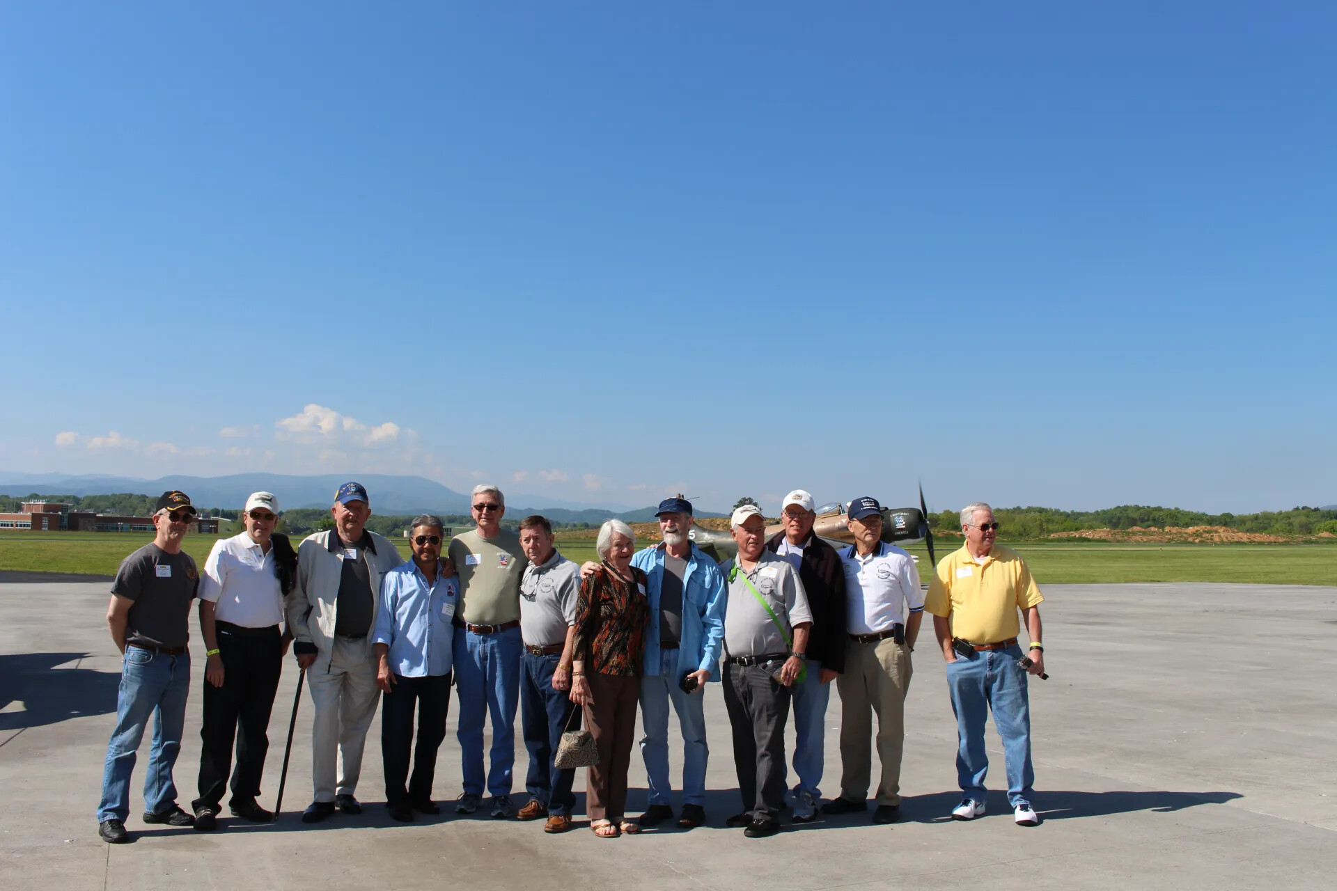 Veterans' Reunion Group Photo, 'Jim Wold Day,' May 2, 2015