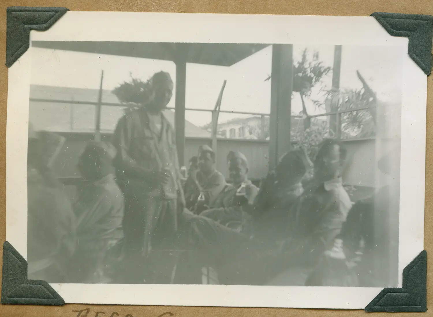 Servicemen at an Informal Gathering, Hawaii, World War II Era