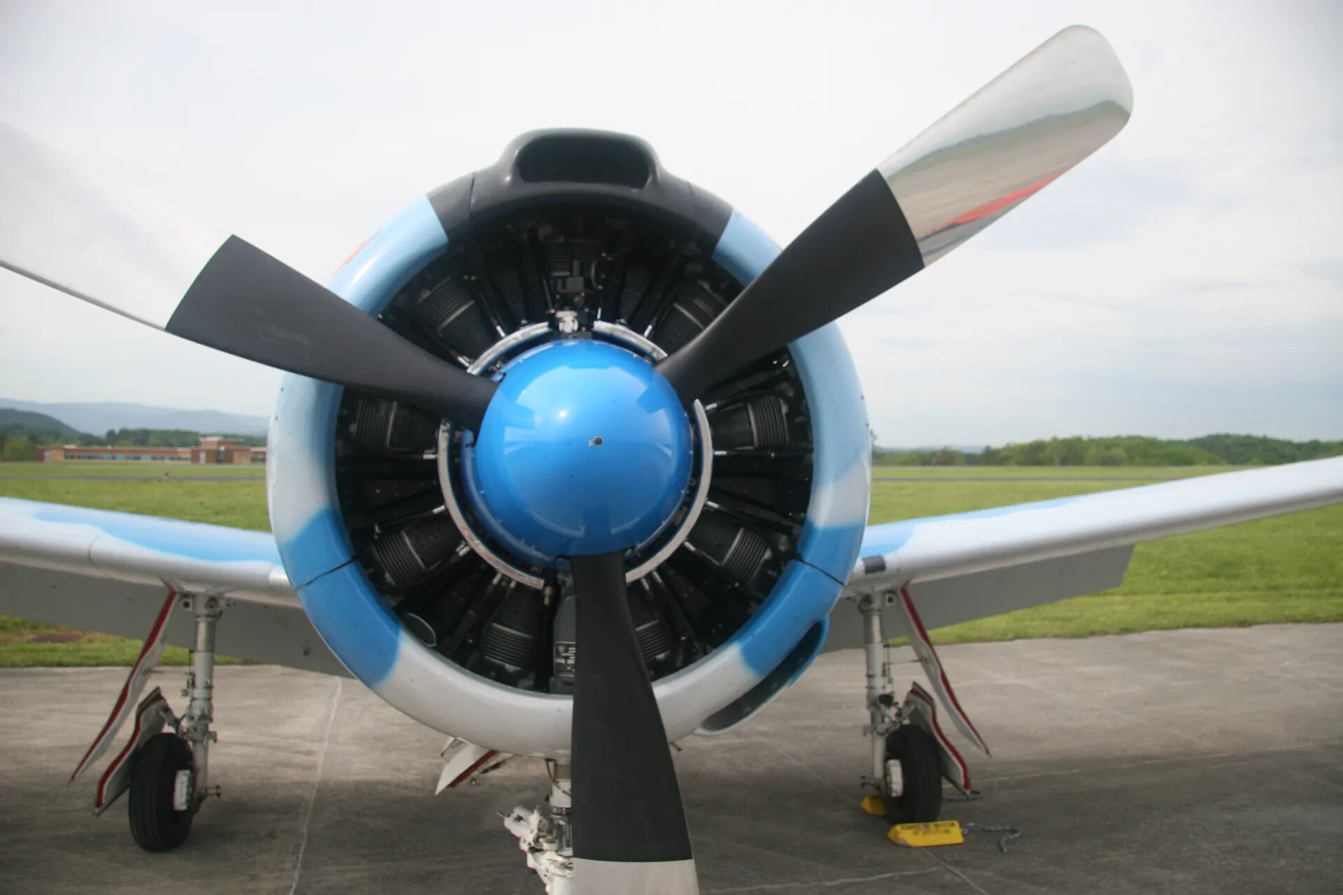 Head-On View of Radial Engine and Propeller, A-1 Skyraider 'Buddakhan,' Operation Tailwind Event, 2016