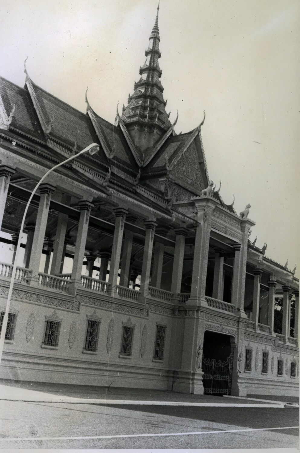 Colonnade and Spire, Silver Pagoda, Royal Palace Complex, Phnom Penh, Cambodia