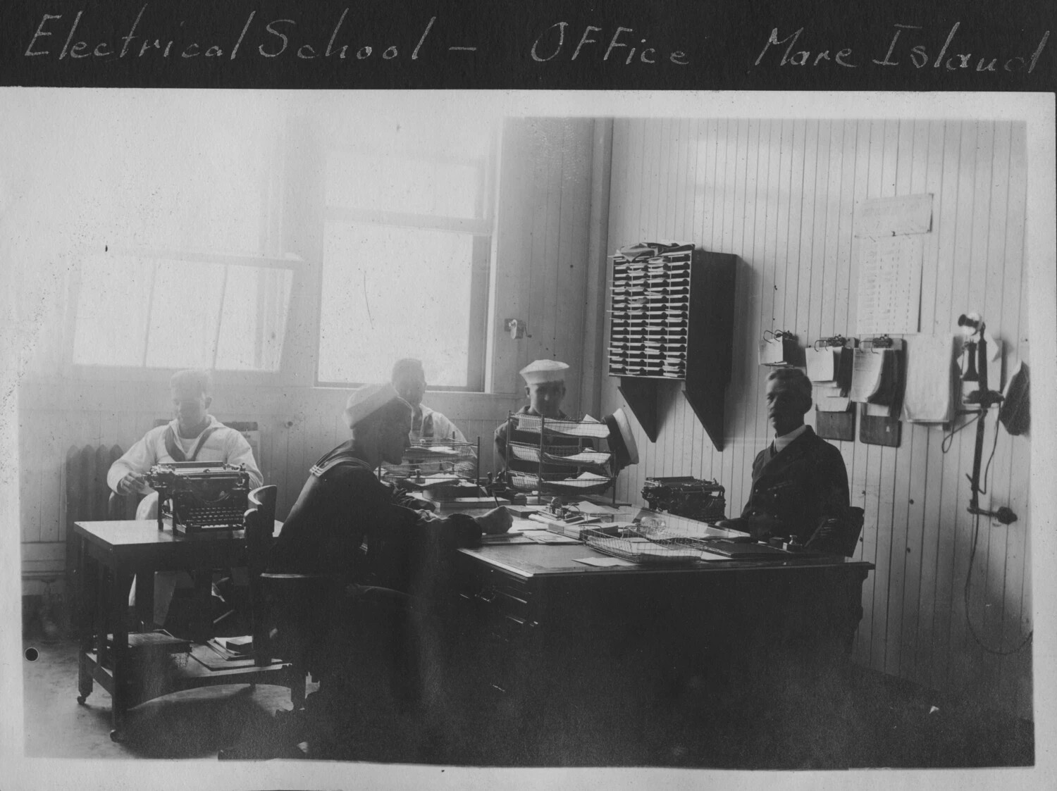 Electrical School Office, Mare Island Naval Shipyard, 1917