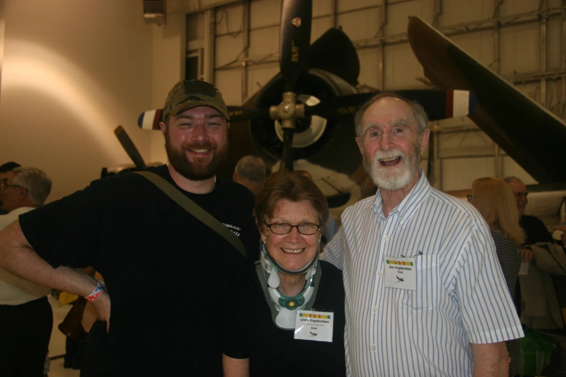 Don and Linda Engebretsen with Family Member at Operation Tailwind Reunion, 30 April 2016