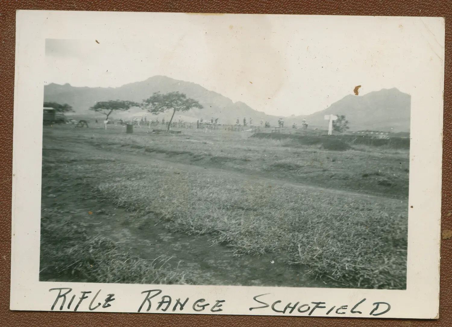 Rifle Range at Schofield Barracks, Oahu, Hawaii, World War II Era