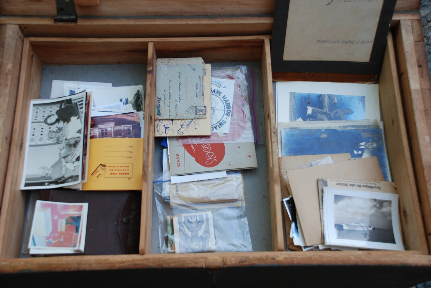 Archival Storage Box Containing Original WWII Kotec China-Burma-India Collection Ephemera