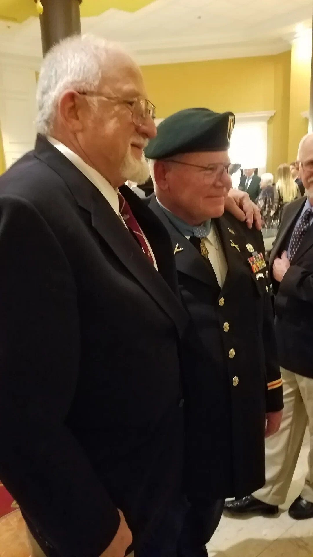 Special Forces Veterans at Reception, Possibly Connected to Gary Michael Rose Medal of Honor Events, October 23, 2017