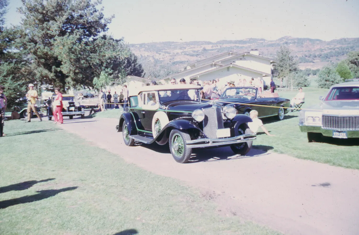 Vintage Automobile Show, Misfiled Color Slide (Not Vietnam War Related)